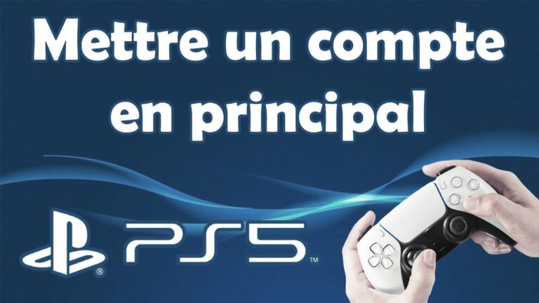 comment mettre un compte psn en principal sur ps5